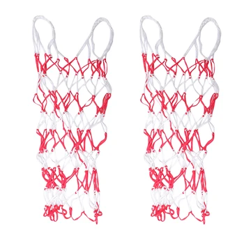 

2pcs Useful Large Capacity Sports Ball Bags Mesh Net Bags For Basketball Soccer