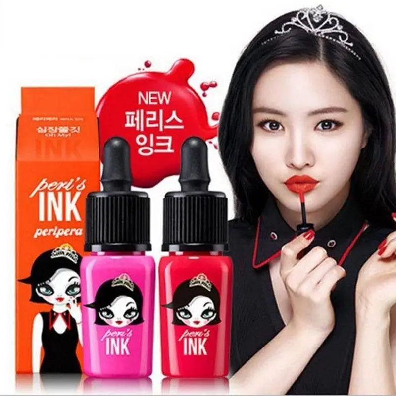 

6 Colors Tint Ink Dye Solution Moist Lip Gloss long-lasting Dye Solution Cute Design