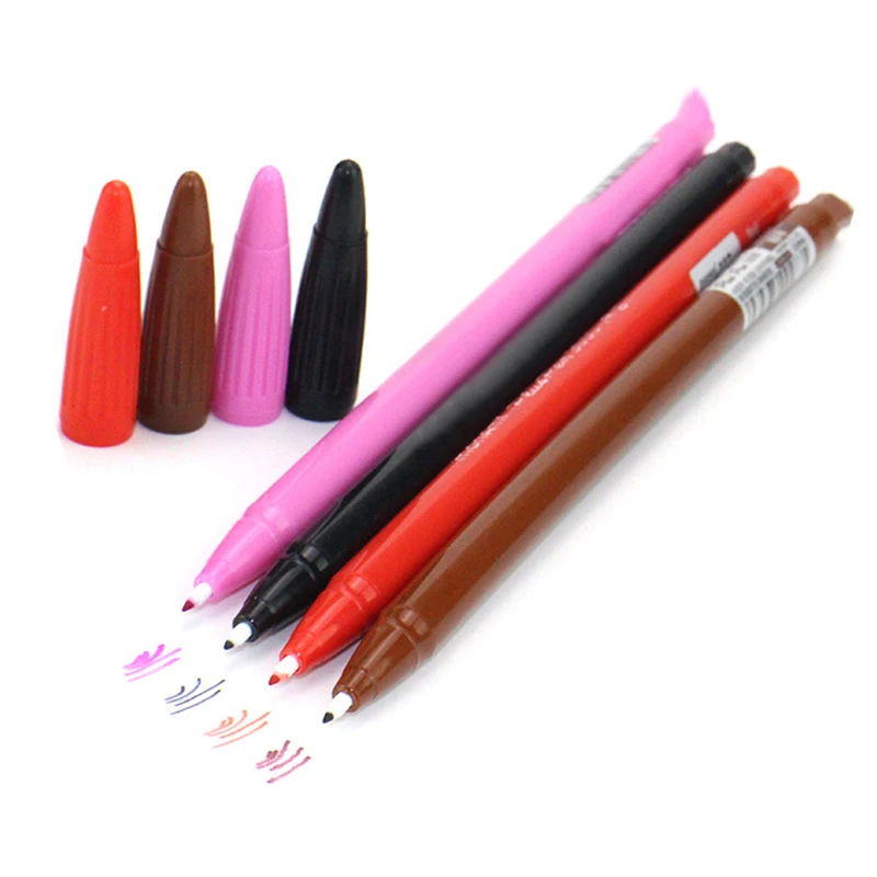 

Shellhard Waterproof Microblading Makeup Eyebrow Marker 3 Colors Professional Lip Liner Positioning Skin Marker Pen