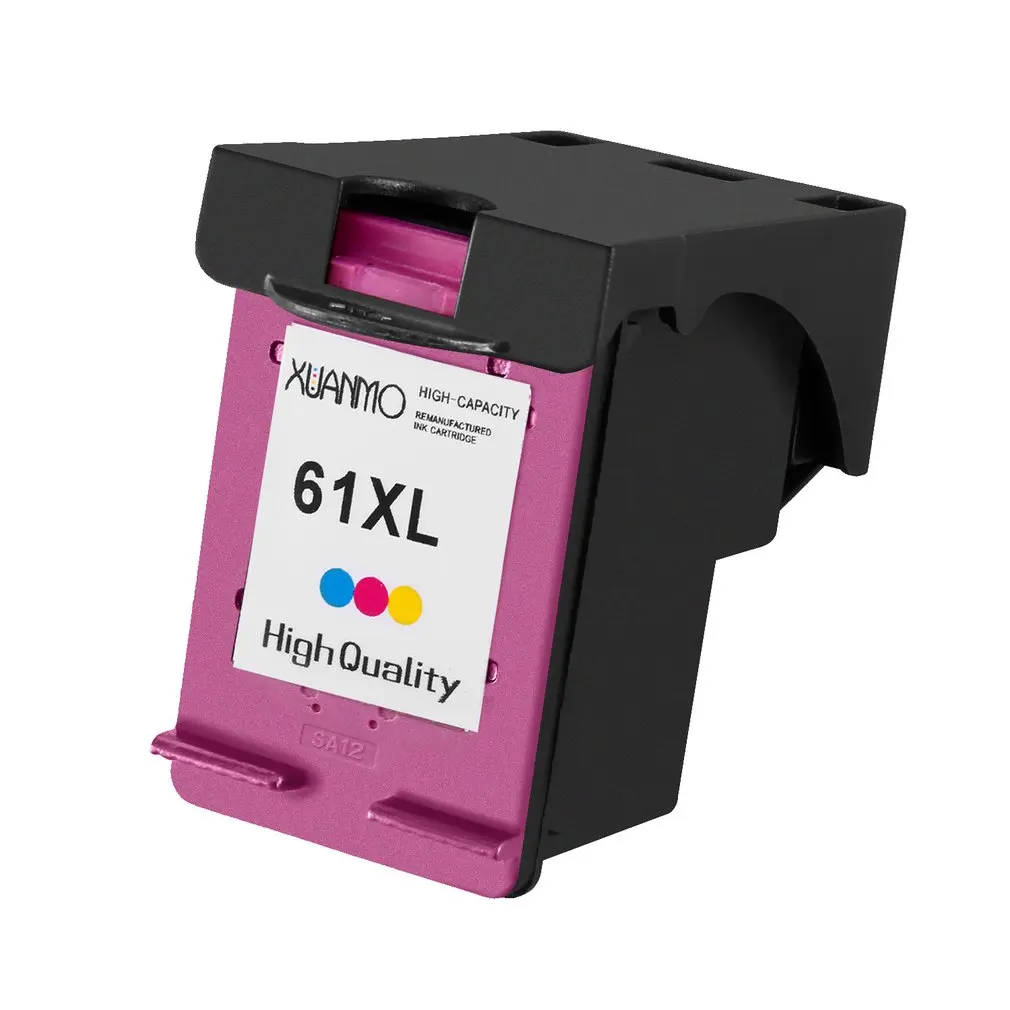 

HOT-XUANMO Ink Cartridge Inject Ink Cartridge Replacement For Hp 61 61Xl Officejet 4630 2620 Deskjet 1000 2000 3000 Series