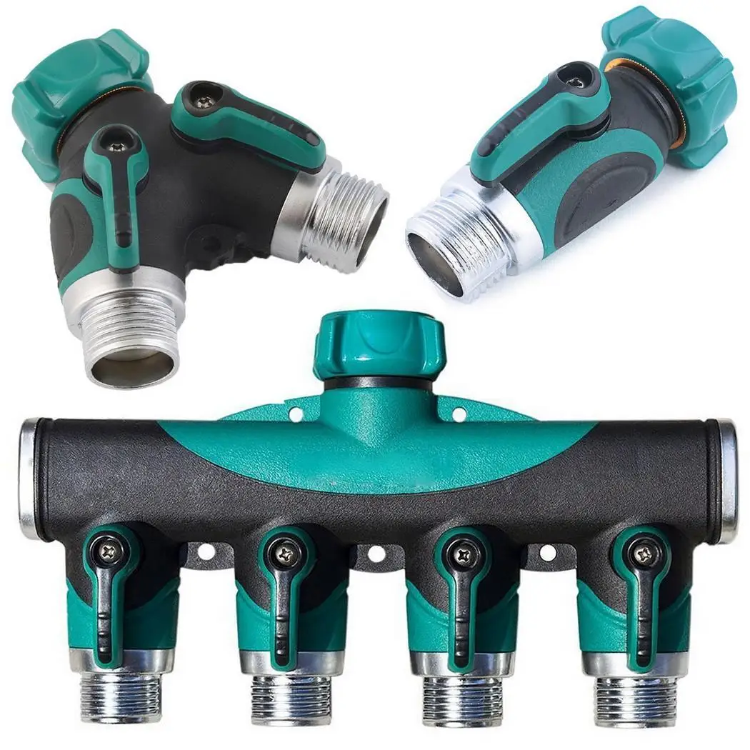 

3/4 Inch Splitters Hose Valve Threaded Check Pcs/Set Water Flow Switch Eliminate leaks the joint. Pipe Irrigation
