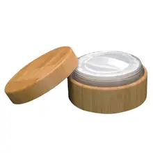 30 мл пустой чехол для пудры деревянный косметический чехол для пудры держатель для макияжа с крышками и пуховкой для пудры