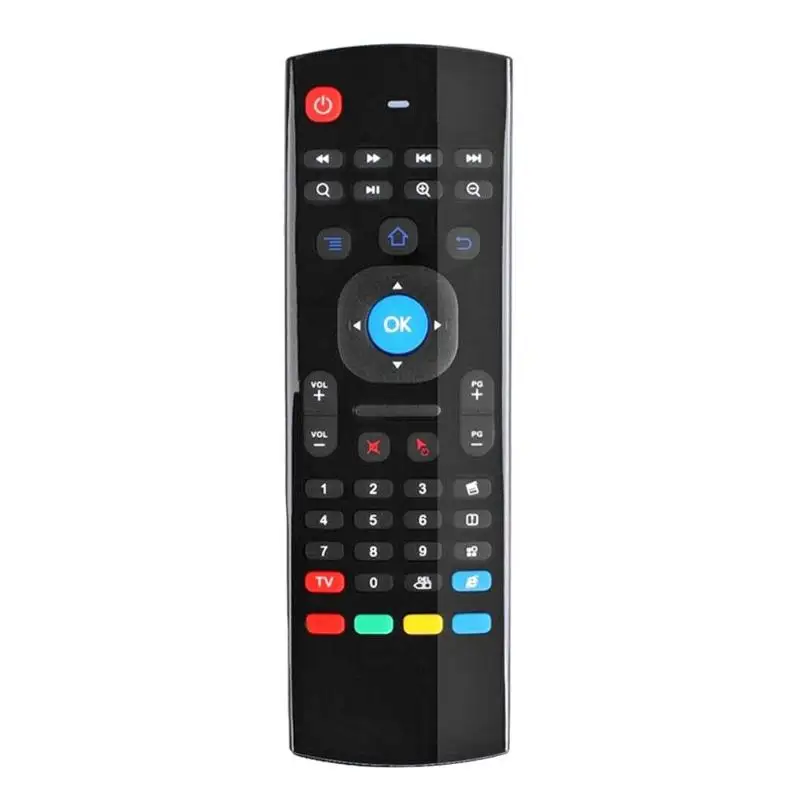 

2019 new remote control 172x59x19MM MX3 Portable 2.4G Wireless Remote Control Keyboard Controller RF Radio Air Mouse F6N