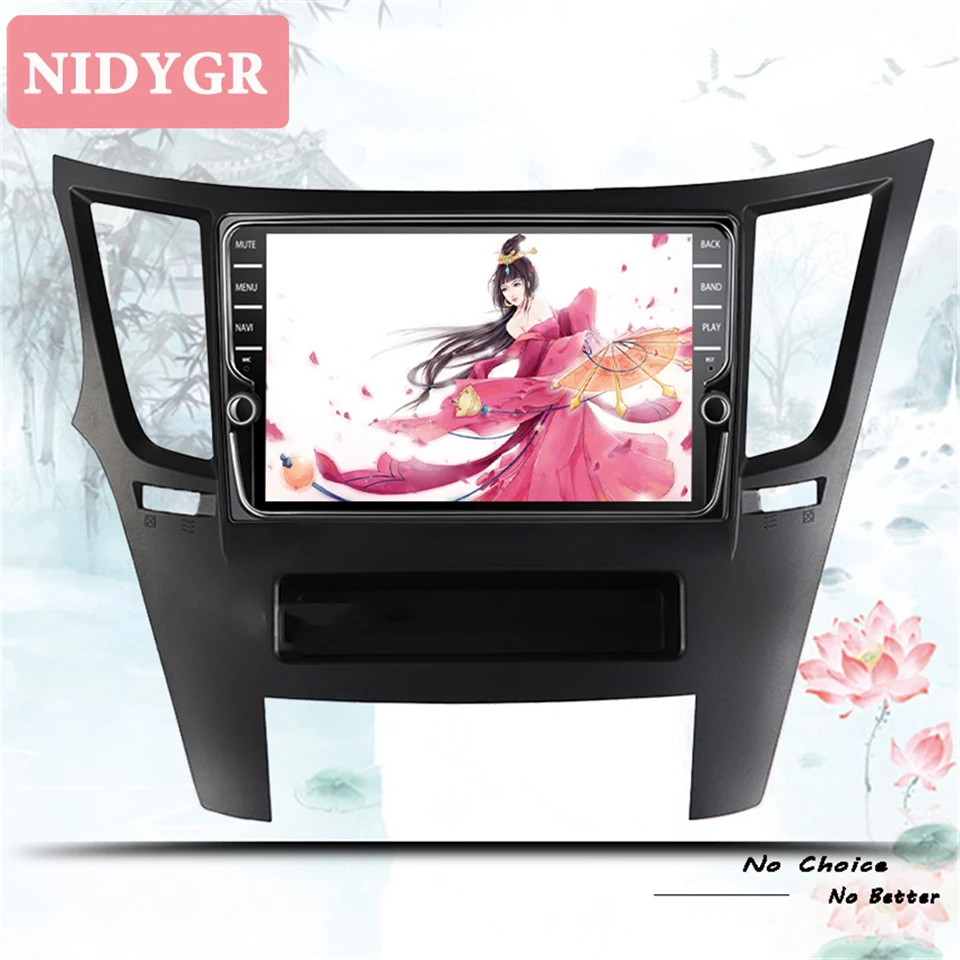 Excellent 9" IPS In Dash 2 Din Android 9.1 Car DVD For Subaru Legacy Outback 2009 2010 2011 2012 2013 2014 Radio FM GPS Navi Tape Recorder 4