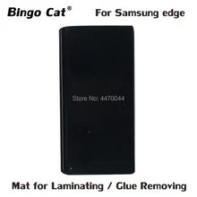 Черный силиконовый резиновый коврик для samsung Galaxy S8 S9 S10Plus Note 10 Plus 8 9 OCA ламинирование/удаление клея для YMJ плесень