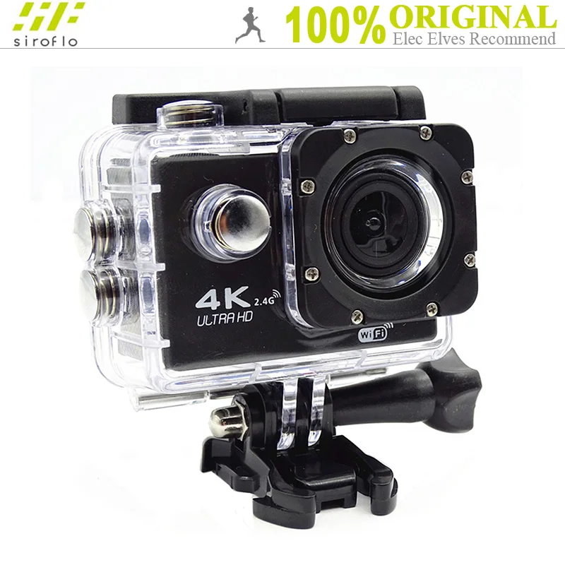 Sirolfo квази 4 К Водонепроницаемый Action Sports Камера костюм Wi Fi 12MP 720 P 2 дюймов ЖК Экран