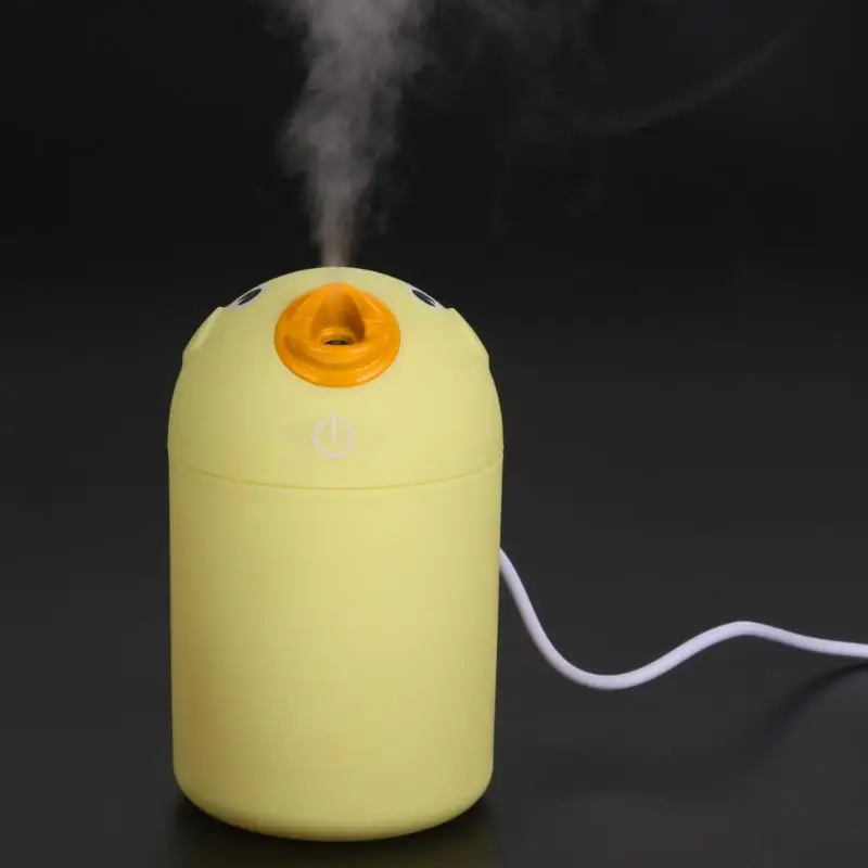 

180ML Humidifier Cute Duck Air Humidifier Humidificador Mist Maker Air Freshener Atomizer Aroma Diffuser for Home High Quality