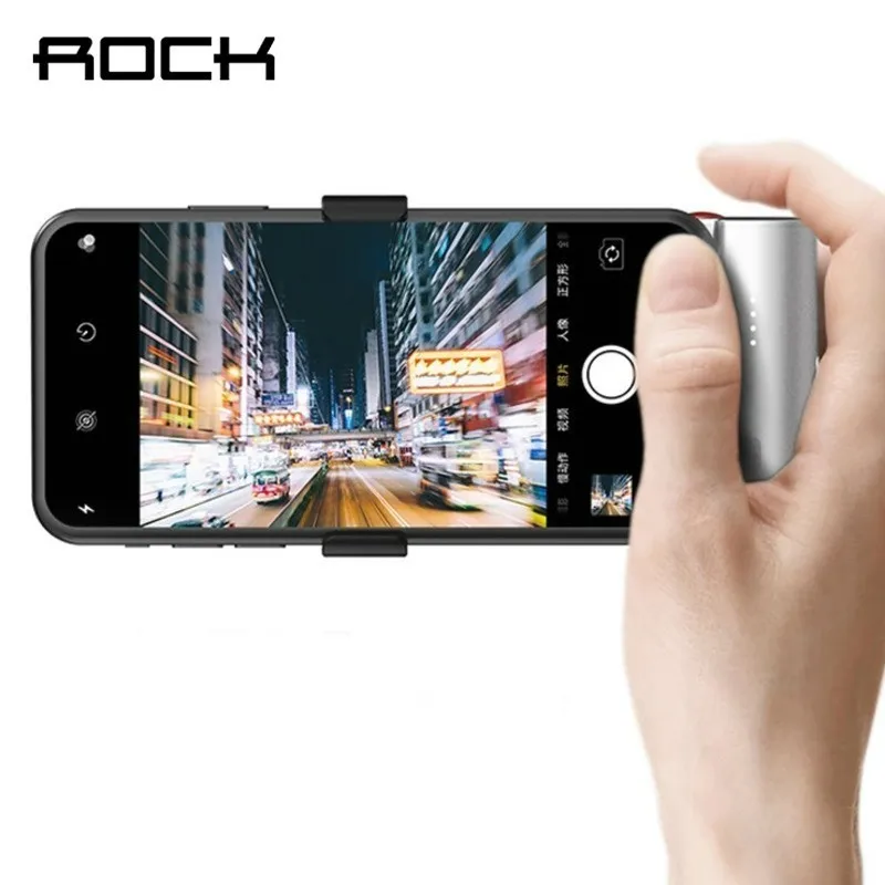 Чехол для аккумулятора Rock беспроводной iPhone Xs X 8 7 6s Bluetooth зарядное устройство samsung