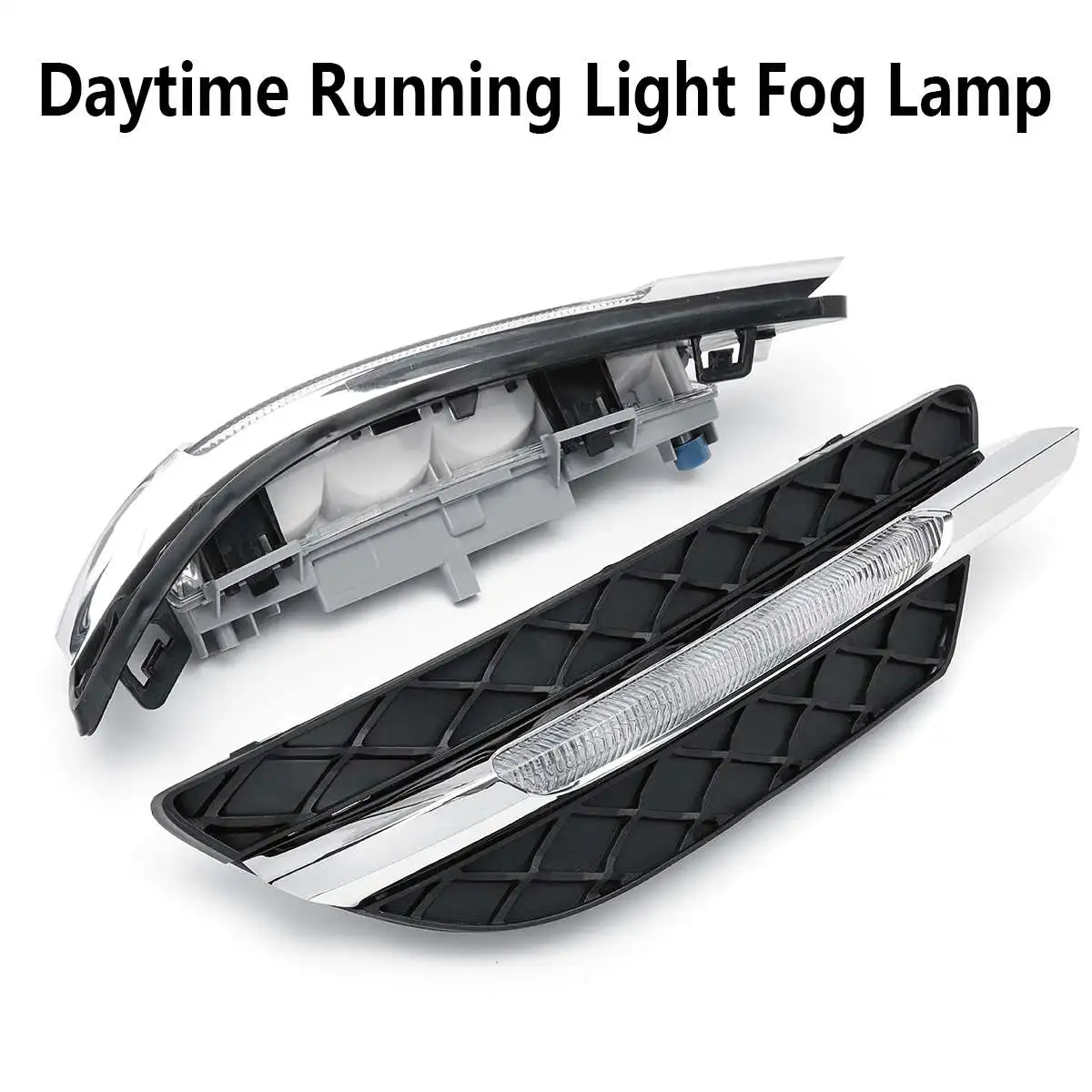 2PCS LED Fog Lamp Running Lights for Benz W204 C Class 11 13 Car Lights