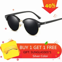 XojoX мужские классические Поляризованные солнцезащитные очки дизайнерские очки для ночного вождения винтажные мужские солнцезащитные очки ретро очки для женщин