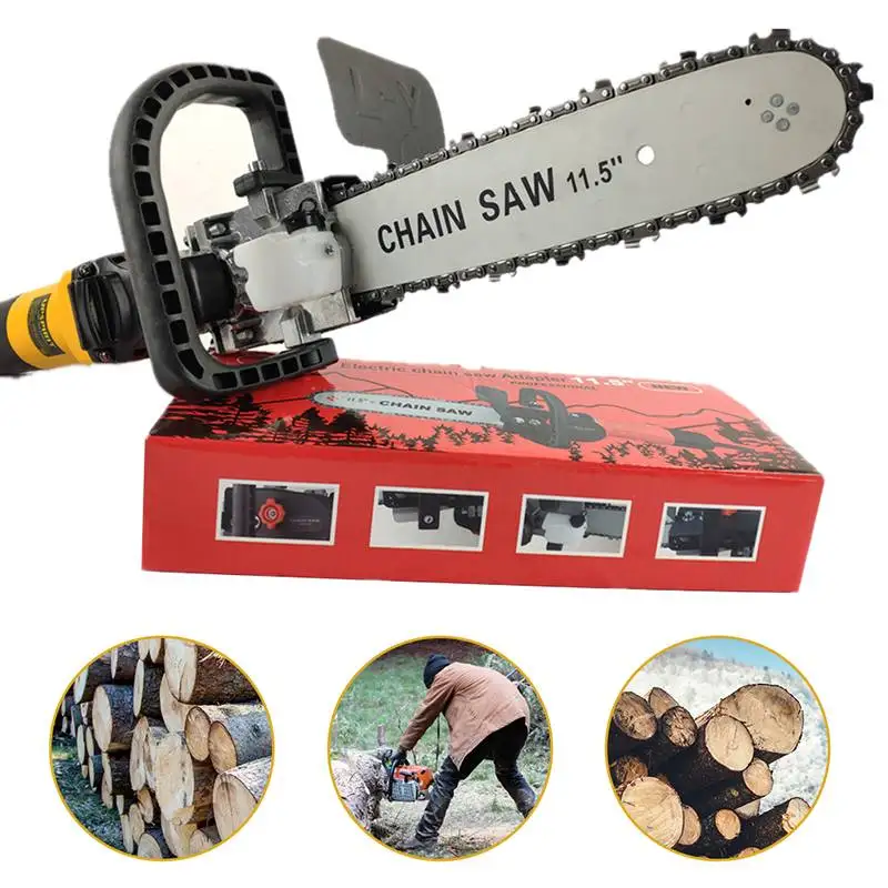 

Woodworking Chain Saw Bracket Set Upgrade Electric Saw Parts 11.5 Inch Chainsaw Bracket Changed 100 Angle Grinder Chain Saw