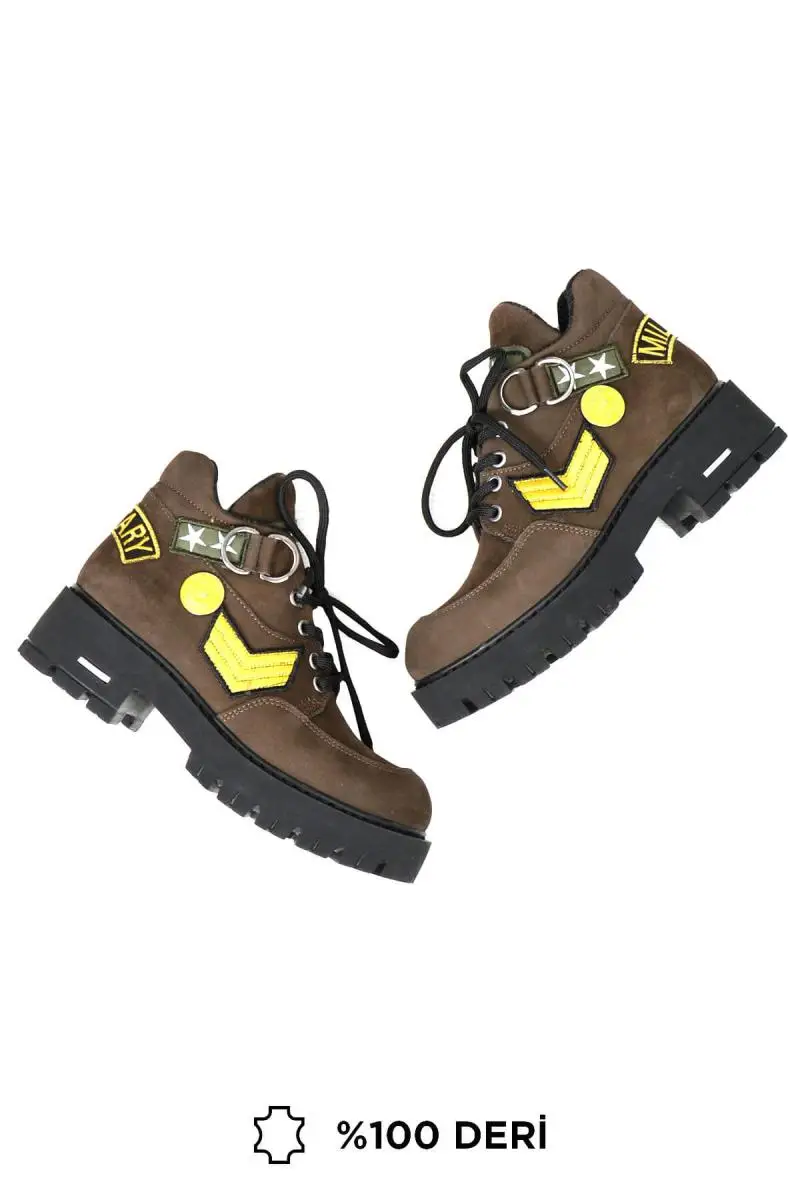 Bambi Genuine Leather Light Brown Women 'S Boots E0226026101 |