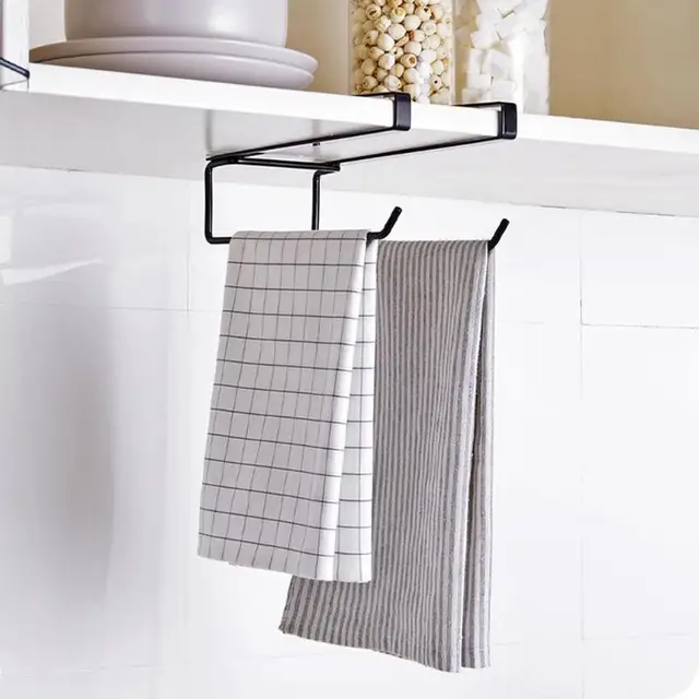 Special Price  Kitchen Cabinet Door Rack Toilet Paper Towel Shelf Tissue Holder Organizer Bathroom Hanging Storage Rack