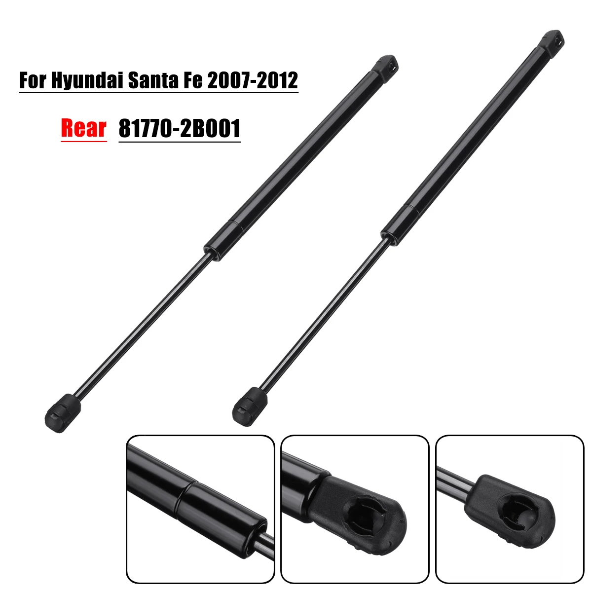 

2Pcs Rear Tailgate Lift Supports Struts Shocks For Hyundai Santa Fe 2007-2012 81770-2B001