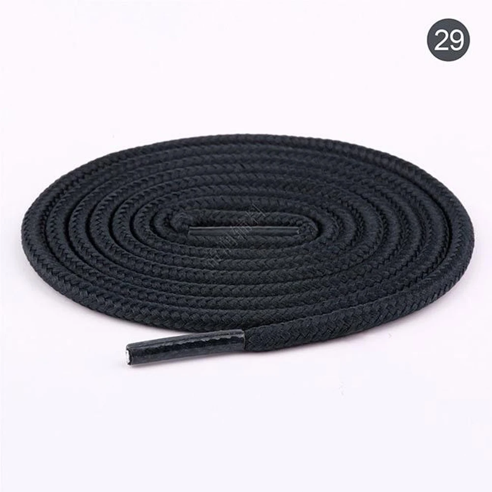 Unisex Rope Multicolor Shoelaces Waxed Round Cord Dress Shoe Laces DIY Colourful Shoelace 26color Solid Cheap Fashion Shoelaces
