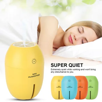

USB Lemon Portable Ultrasonic Humidifier Cool Mist Maker Desktop Car Aroma Diffuser