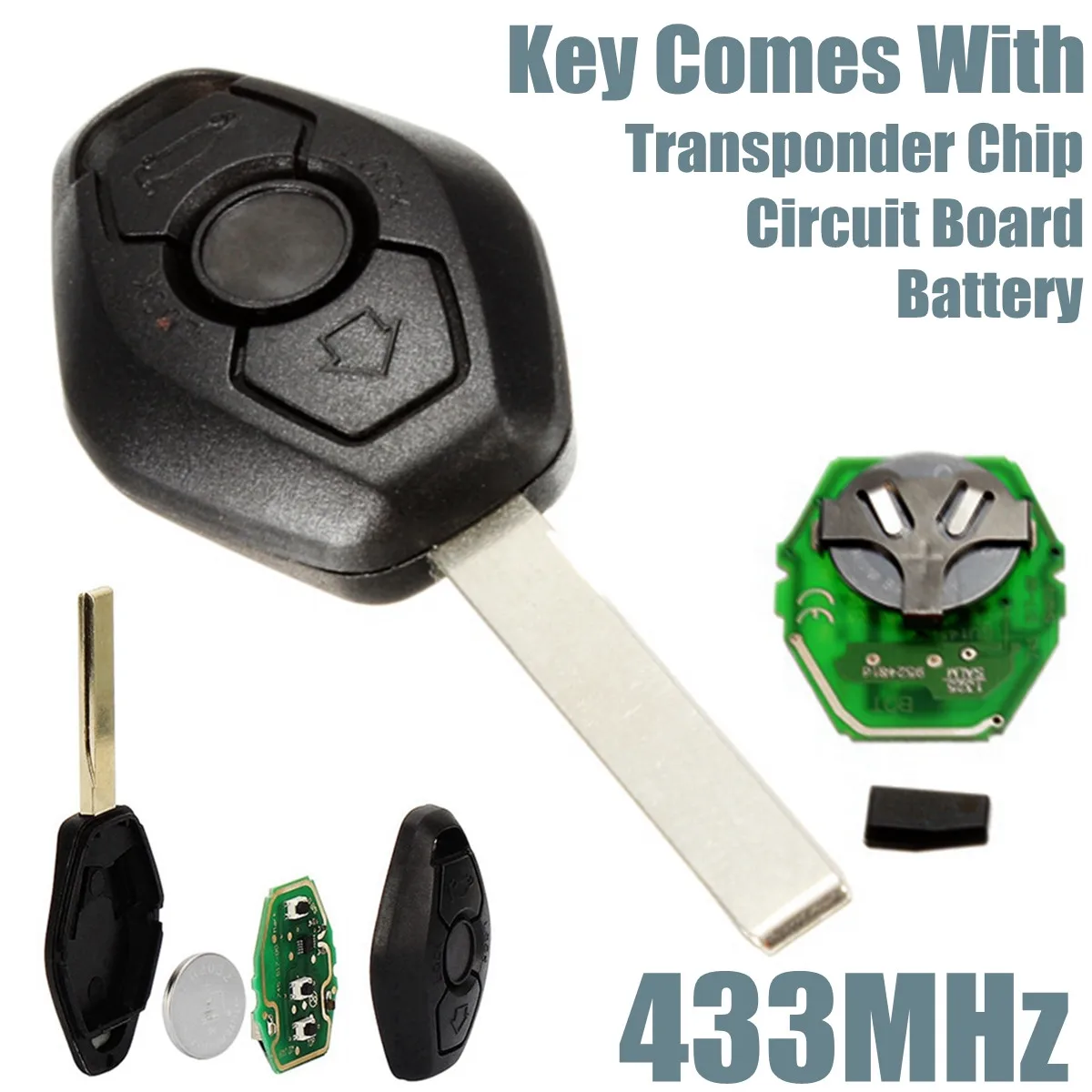 3 кнопки 315 МГц 433 868 дистанционный ключ с чипом ID7944 для BMW CAS2 5 серии E46 E60 E83 E53 E36 E38 E39