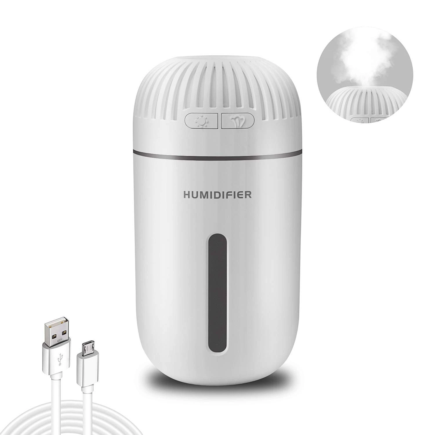 Us 9 47 48 Off Mini Humidifier Small Humidifier For Bedroom Baby With 350ml Water Tank Whisper Quiet Operation Automatic Shut Off And 7 Col In