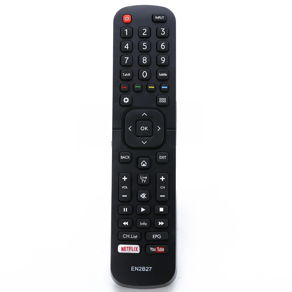 

MAYITR 1pc Professional Telvision Remote EN2B27 Replacement Remote Control For Hisense TV RC3394402/01 3139 238 29621