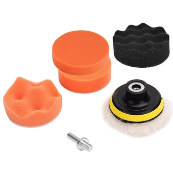 

3-Inch Car Polishing Waxing Sponge 7-Piece Car Cleaning Care Set