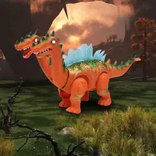 Brachiosaurus дети Электрический Прогулки проекция динозавр игрушка для Юрского периода животных модель игрушки