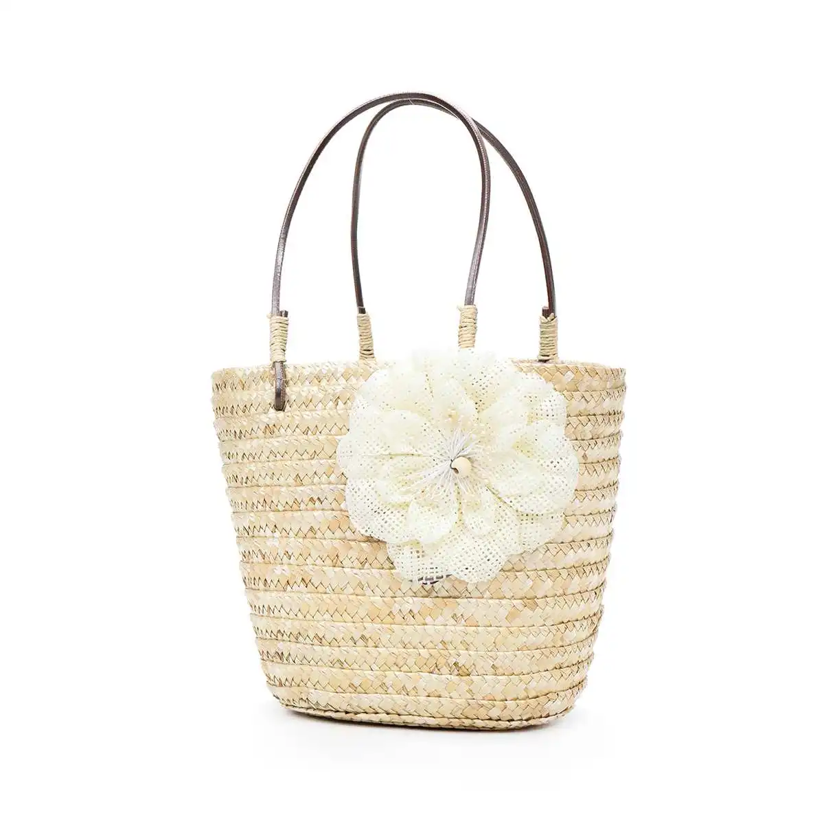 Богемная тканая большая соломенная сумка из ротанга, цветочная корзина, сумка для хранения, женская сумка для путешествий, ручная кладь, Женская плетеная Сумка для покупок