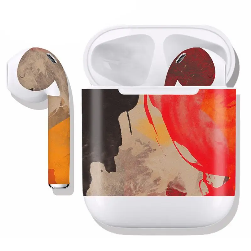 Wireless Bluetooth Headset Earphones Colorful Sticker Waterproof Non-slip Sticker Protective Skin DIY Decals For Airpods Apple Wireless Bluetooth Headset Earphones Colorful Sticker Waterproof Non-slip Sticker Protective Skin DIY Decals For Airpods Apple