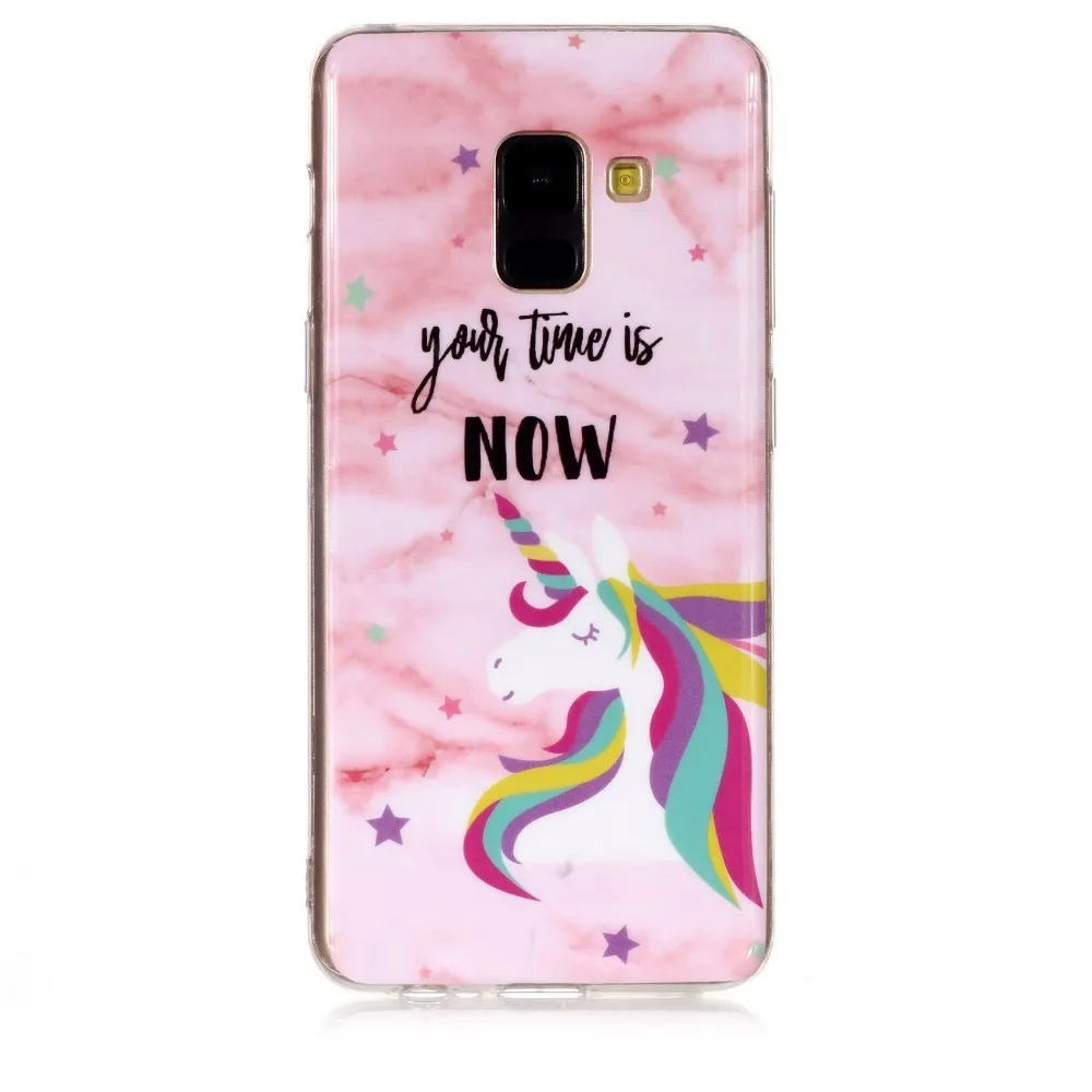 Чехол для Samsung Galaxy J4 J6 J8 A7 A6 A8 Plus 2018 роскошный мягкий чехол накладка из гранита