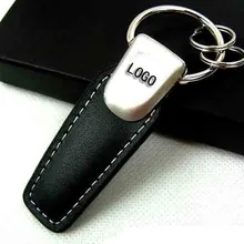 Металлический+ Кожаный Автомобильный брелок для ключей, брелок для audi mazda hyundai honda toyota BMW vw ford Chevrolet opel nissan kia