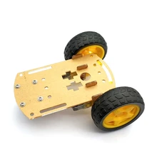 Умный робот-автомобиль 2WD мотор шасси/Трассировка автомобиля коробка комплект кодер скорости с батарейным боксом для Arduino Diy Kit