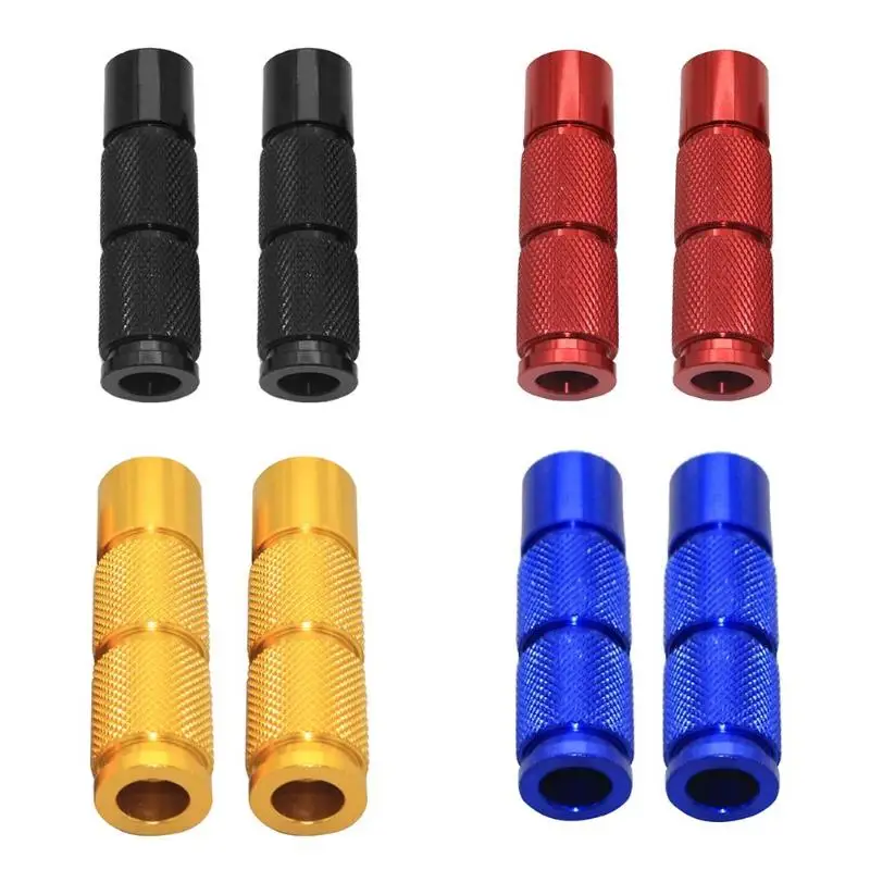 

1Pair Universal CNC Aluminum Motorcycle ATV Rear Footrests Foot Pegs Pedals Motor Rear Ankle Fitting Accessories