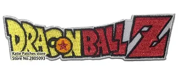 

DragonBall Z Logo Embroidered Iron On Patch, Japanese Cartoon Movie Fabric Badge, Kids Children Jacket DIY Accessories