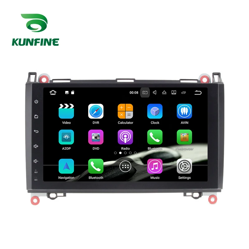 Best Android 9.0 Core PX6 A72 Ram 4G Rom 64G Car DVD GPS Multimedia Player Car Stereo For Benz A-class W169 B-class W245 Viano Vito 4