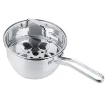 Чашка для горячего молока из нержавеющей стали, пивоваренный кофейник, маленький, для молока, горшок для детского питания, каша, маленький горшок, горячий