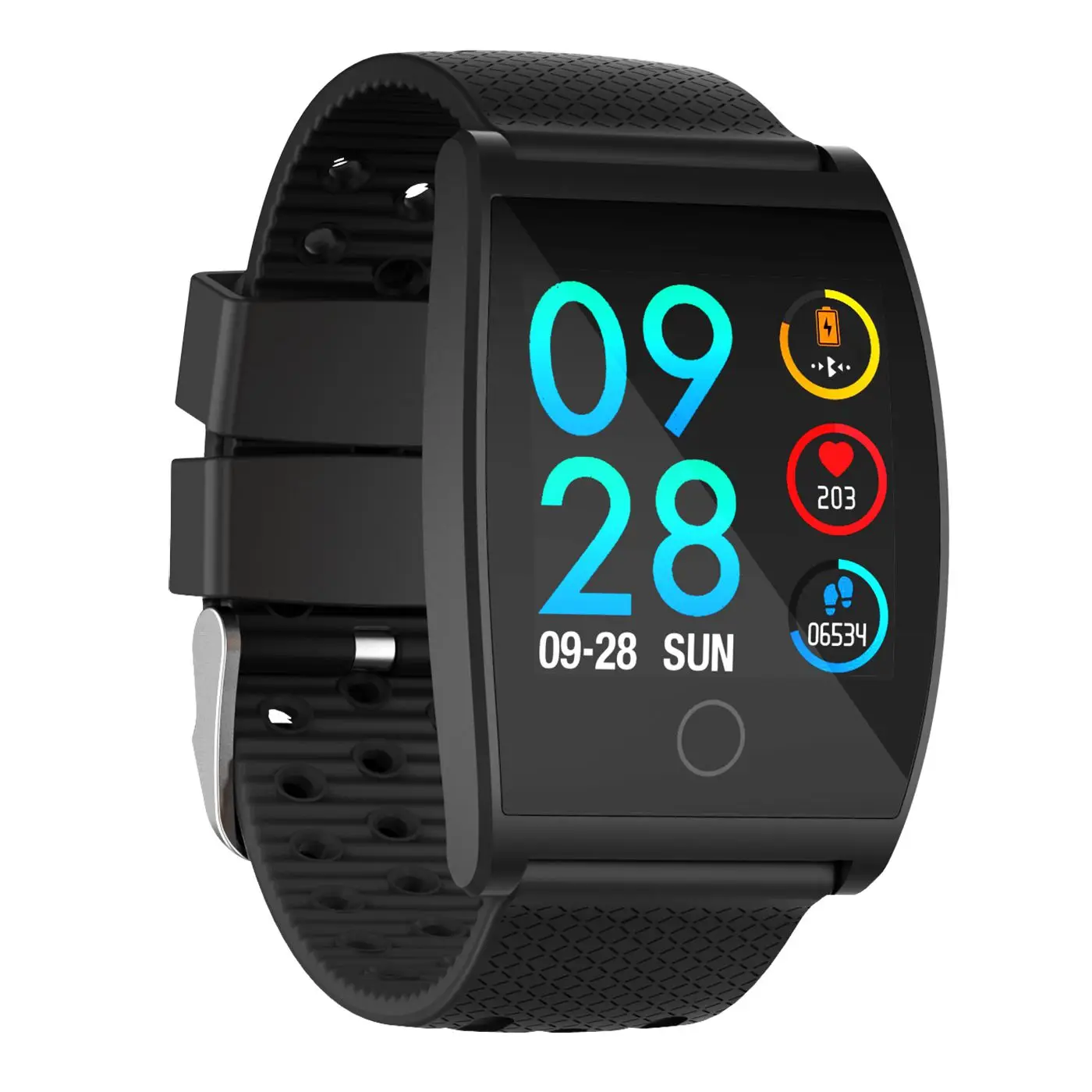 

QS05 Bluetooth Sports Smart Watch Heart Rate Blood Pressure Oxygen Alarm Clock Tracker for Android & IOS Smart band Bracelet