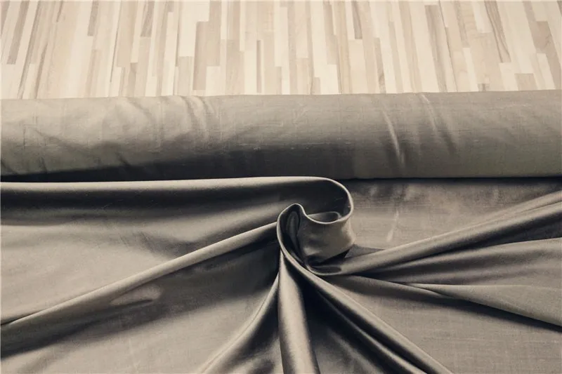 Шелк ткань DUPIONI Ткань для платья детские постельные принадлежности, Цвет: Золотой/кофе, ширина: 114 см, толщина: 16 мм, распродаем Модели 3M,#41, крашенная в пряже