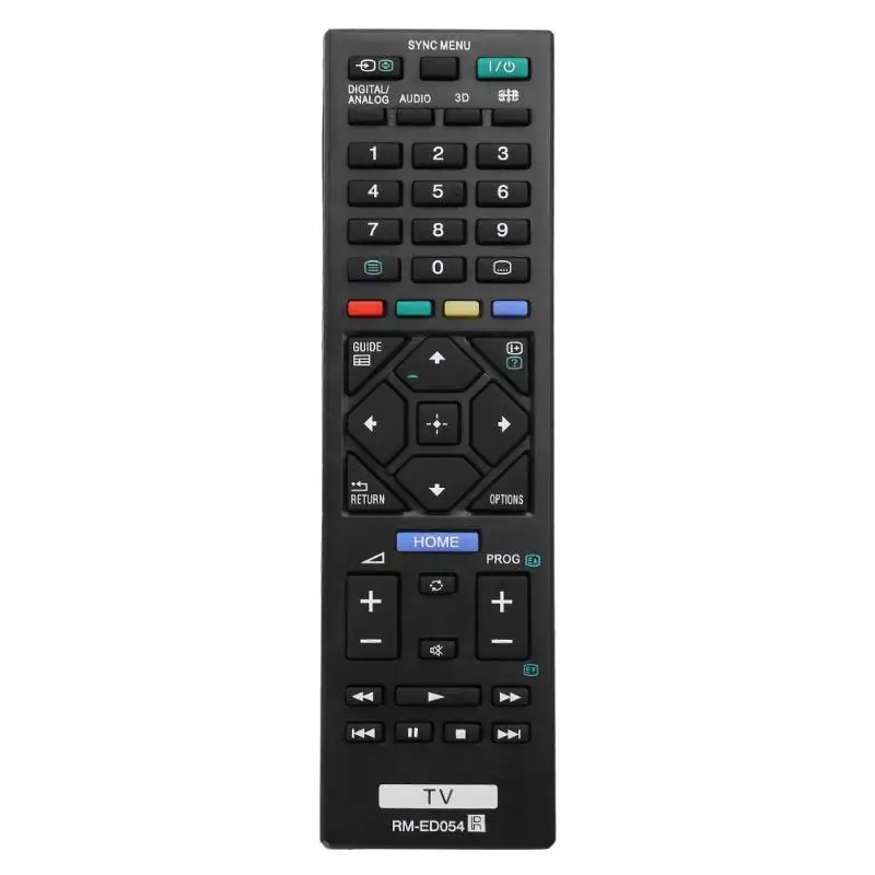 

RM-ED054 Universal Plastic LCD TV Remote Controller Replaced for Sony KDL-32R420A KDL-40R470A KDL-46R470A Black Remote Control