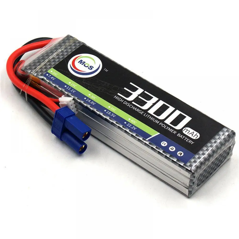 

MOS RC LiPo Battery 11.1v 3300mAh 25C 3S Batteries For RC helicopter rc car rc boat quadcopter Li-Polymer batteria