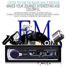 1 Din 12 V Car Auto Radio Bluetooth Subwoofer Car Stereo Radio FM Lettore Audio del Caricatore USB SD AUX Auto elettronica Musica Touring