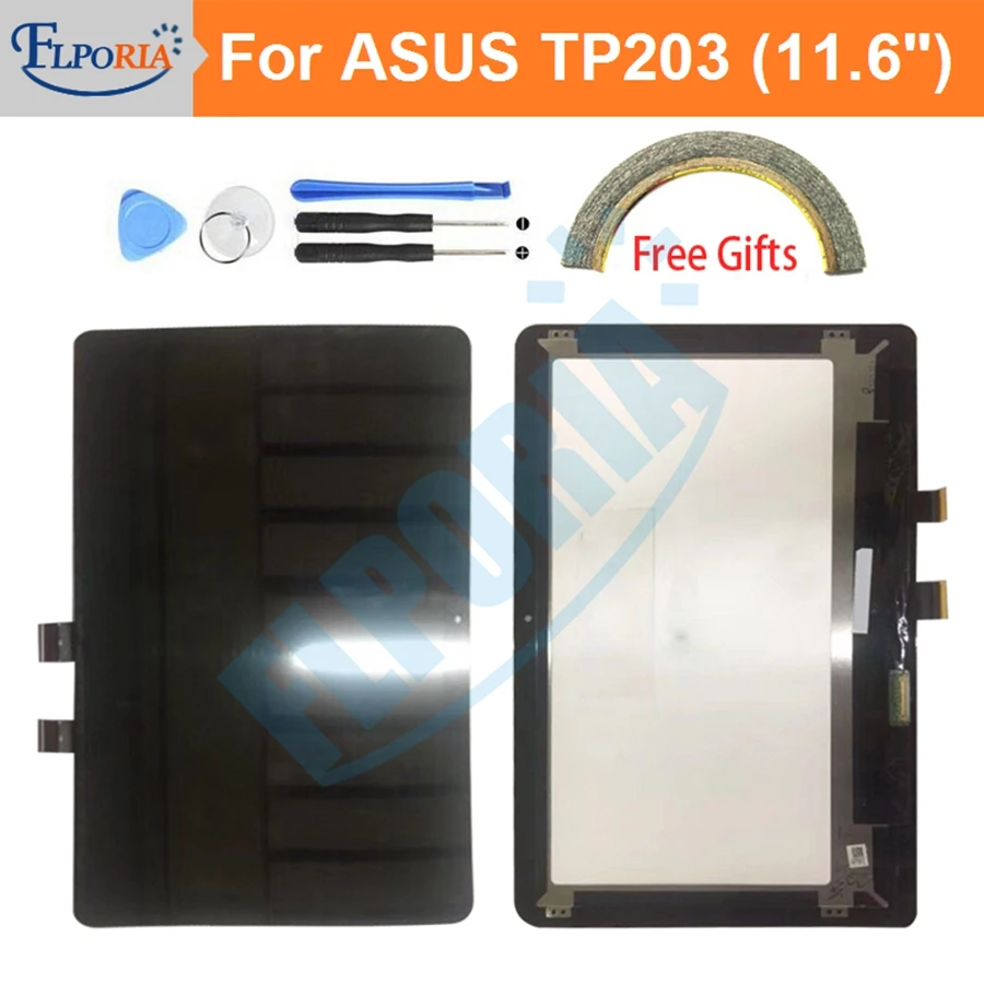 

LCD Display For ASUS TP203 Tablet LCD Screen for ASUS TP203 TP203N 11.6'' Touch Screen Digitizer LCD Assembly Replacement Parts