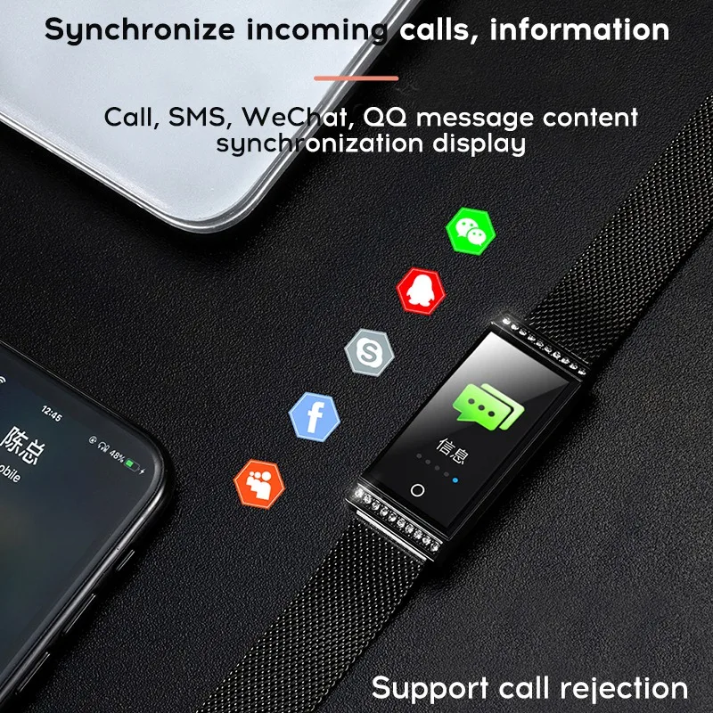 X11 Smart Bracelet Women Smart Watch Professional Ip68 Waterproof Fitness Tracker Heart Rate Blood Pressure Sports Smart Band