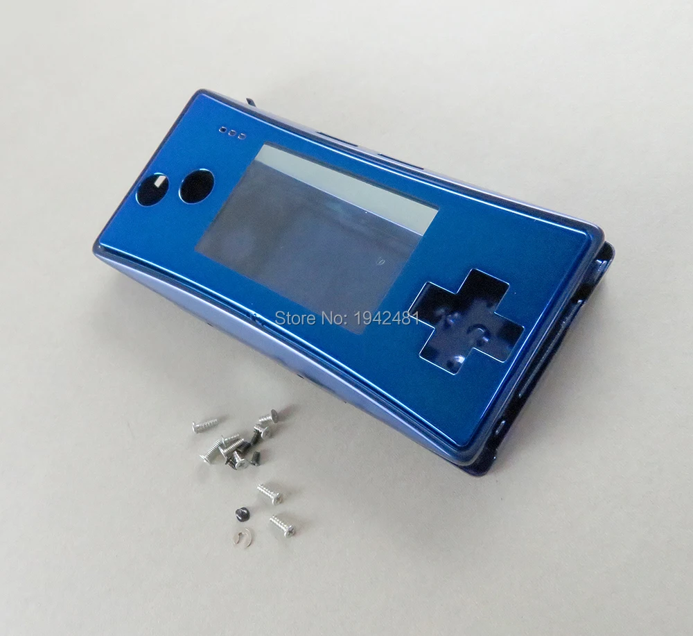 1 шт. сменный корпус чехол для GameBoy Micro GBM Лицевая панель 5 цветов винт|Запасные
