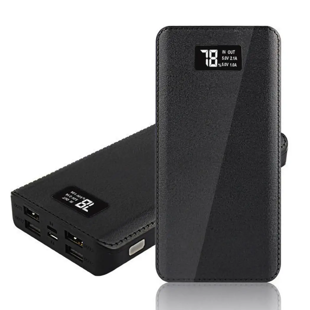 

Multi-function Portable Power Bank 4 USB Emergency 16000mah/9600mah/6000mah 95% Big Capacity Power Charger
