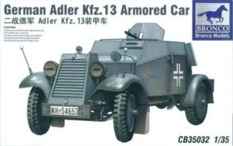 

Bronco CB35032 1/35 German Adler Kfz.13 Armored Car