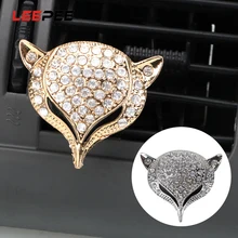 LEEPEE алмаз лиса кристалл клип Духи автомобилей вентиляционное отверстие духи автоматический выход освежитель воздуха Автомобильные украшения ароматизатор для машины