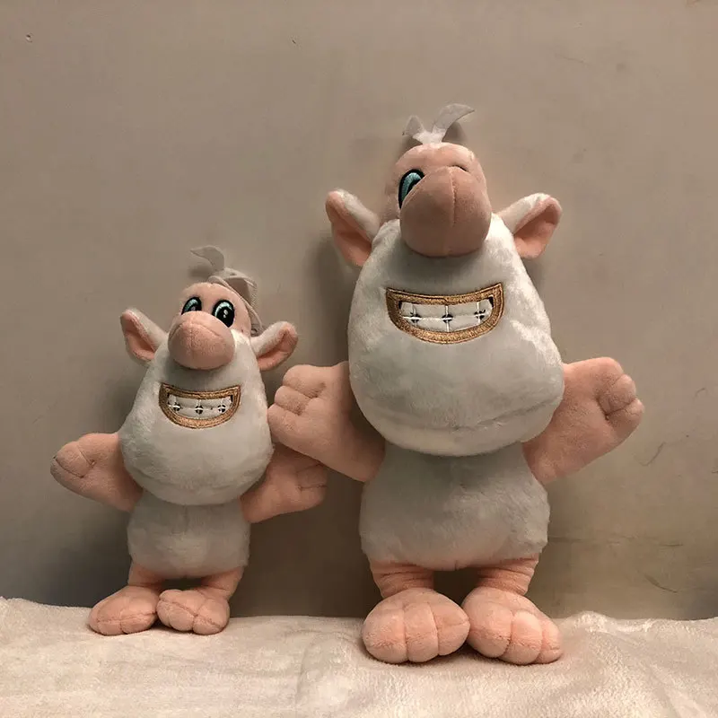 

23/33cm Russian Cartoon Character White Pig Buba Plush Toys Doll Soft Stuffed Animals Pig Toys For Children Kids Christmas Gifts