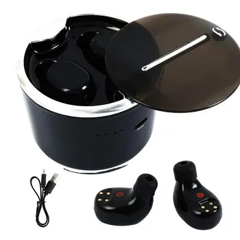

2 IN 1 Wireless Bluetooth Earbuds Mini Speaker Set V4.1 True Wireless Stereo HIFI Earphones Touch-Control Headset Waterproof w