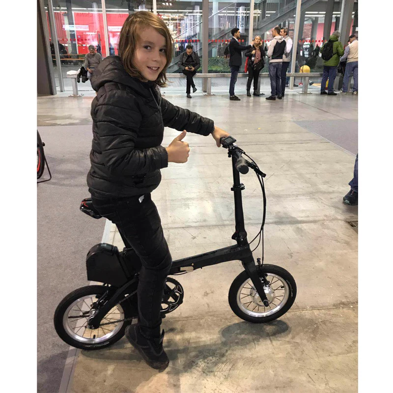 2018 E0 Faltbare fahrrad Falten elektro велосипед карбоновый Faser Rahmen мини Elektro fahrraВ D 36 В/180 Вт ebike Mini