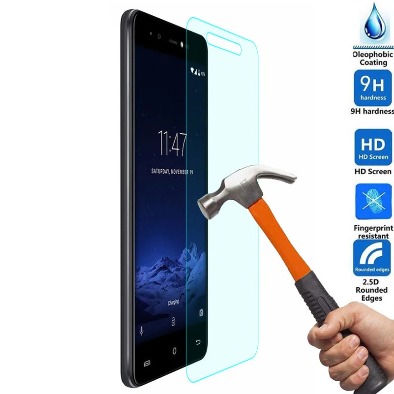 

9H Tempered Glass For Cubot Power Manito Magic 2.5D Screen Protector for Cubot P20 Note S Dinosaur X18 plus J3Pro R9 X9 Film