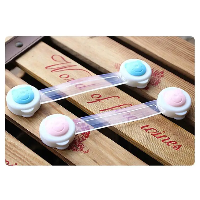 قفل أمان للطفل الرضع درج الباب قفل الكرتون الدب شكل الأطفال الثلاجة نافذة خزانة خزانة أقفال